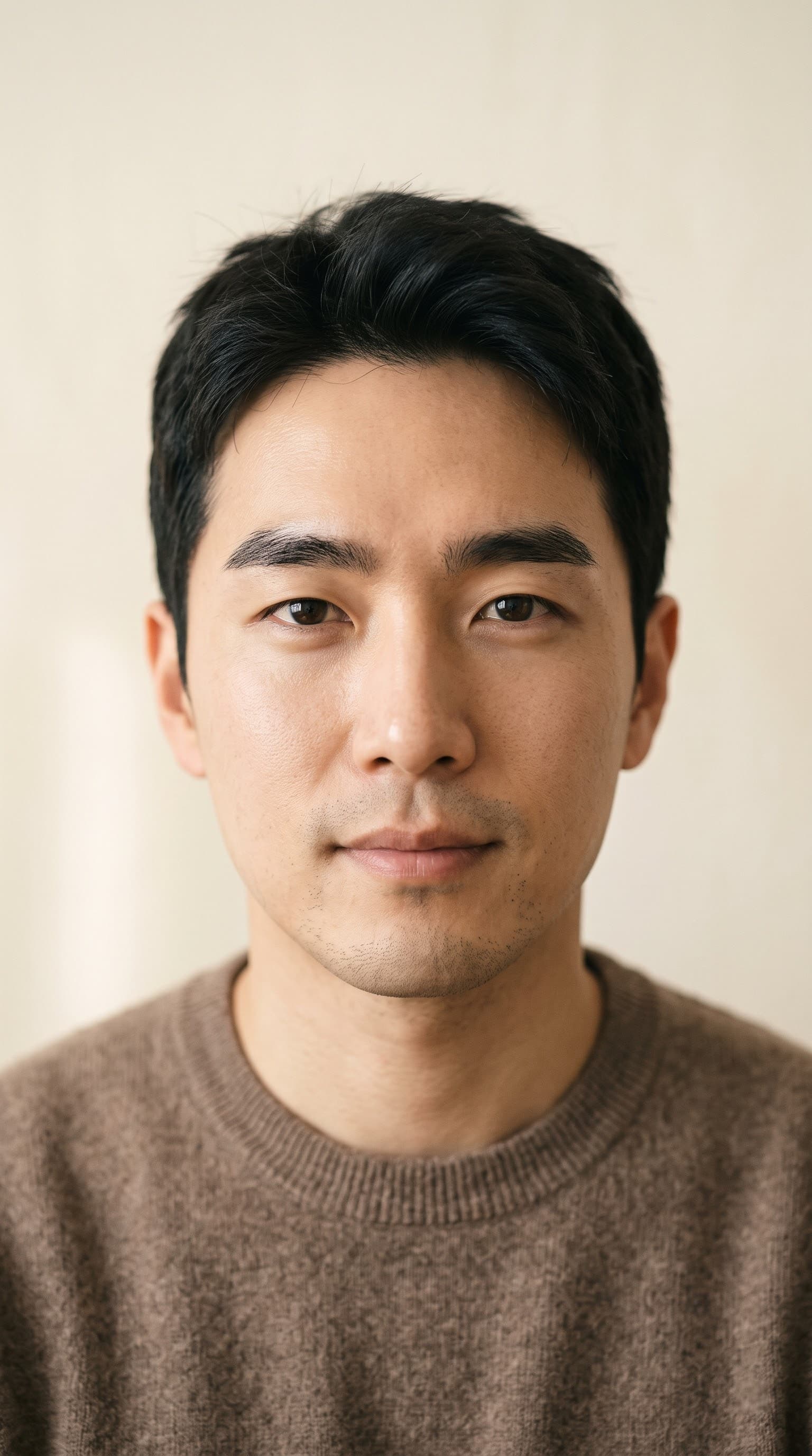 남자 눈썹 시술 결과